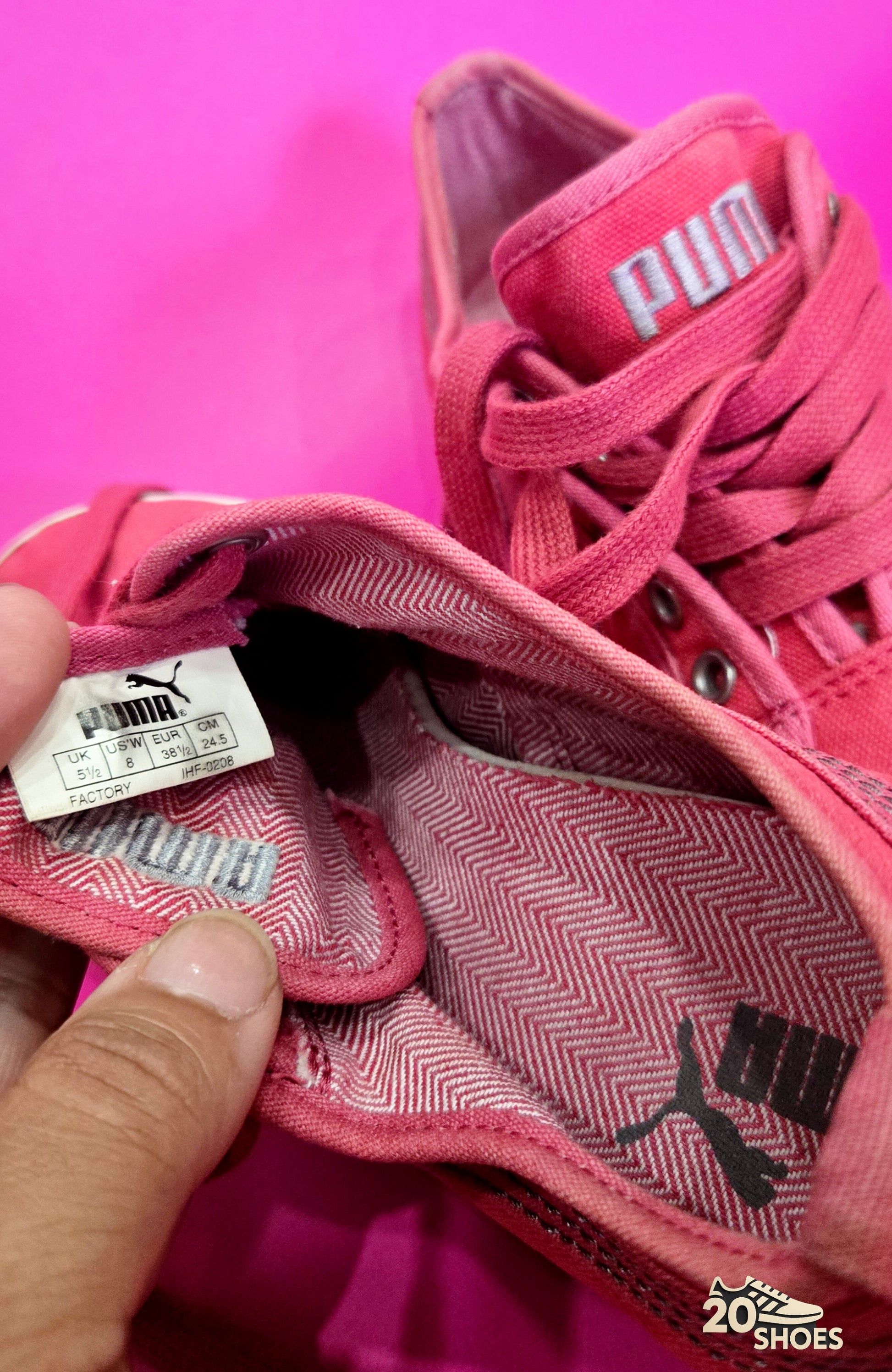 Puma canvas sneakers red  size 8 Women